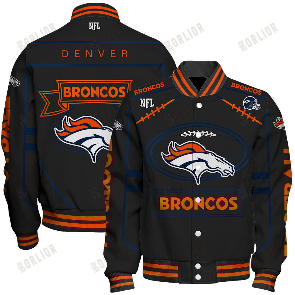 Denver Broncos Football Team 2024- 25 Victory Is Ours Unisex Varsity Jacket