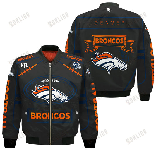 Denver Broncos Football Team 2024- 25 Victory Is Ours Bomber Jacket
