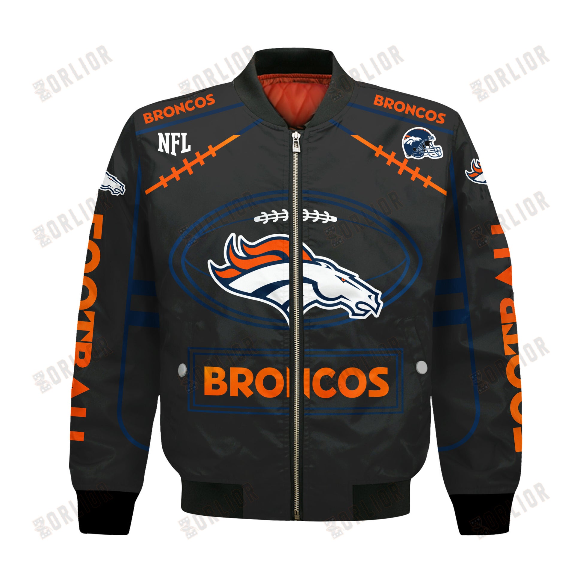 Denver Broncos Football Team 2024- 25 Victory Is Ours Bomber Jacket