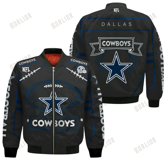 Dallas Cowboys Football Team 2024- 25 Victory Is Ours Bomber Jacket