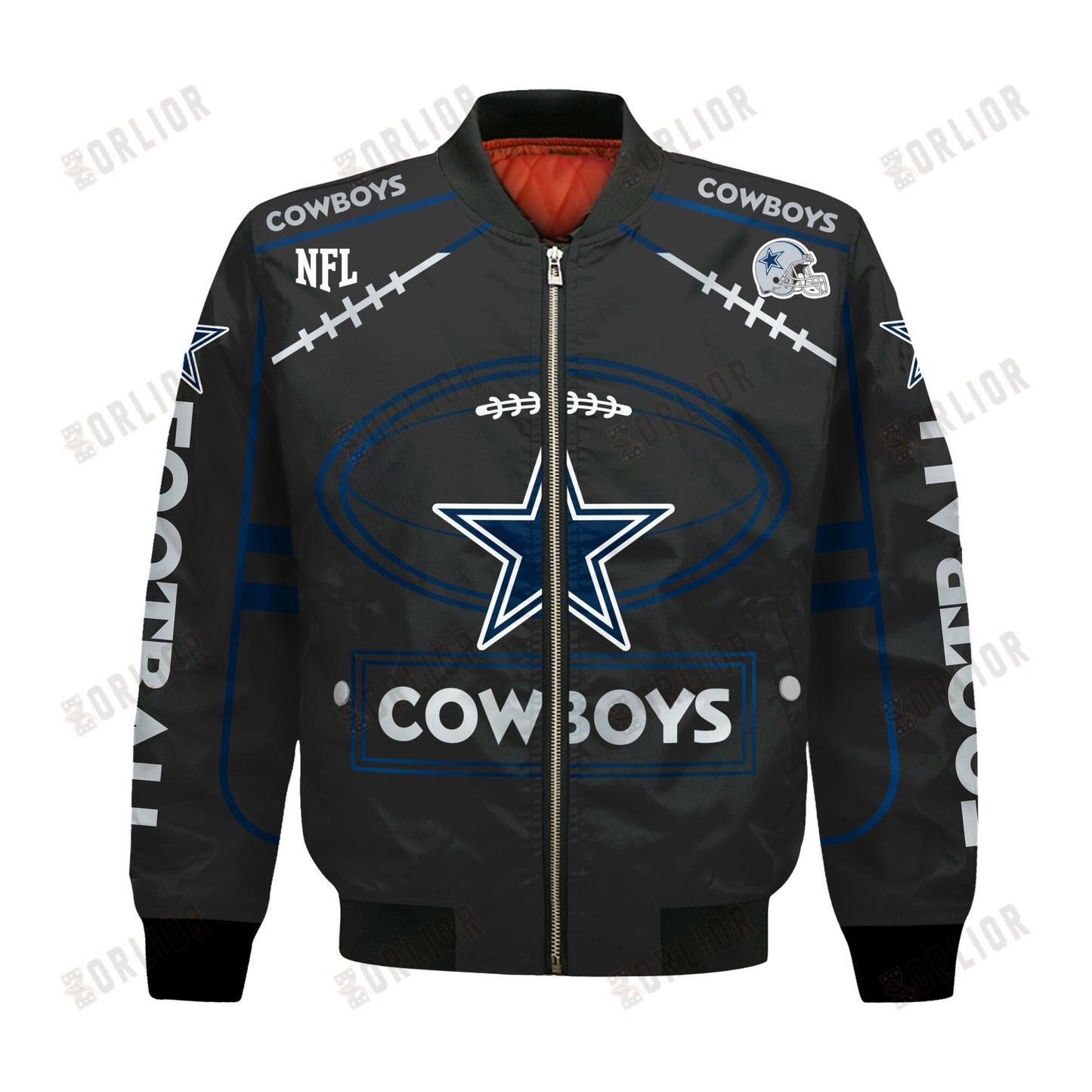 Dallas Cowboys Football Team 2024- 25 Victory Is Ours Bomber Jacket