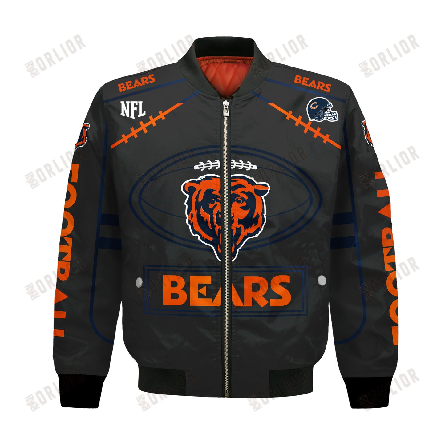 Chicago Bears Football Team 2024- 25 Victory Is Ours Bomber Jacket