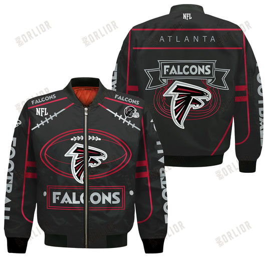 Atlanta Falcons Football Team 2024- 25 Victory Is Ours Bomber Jacket