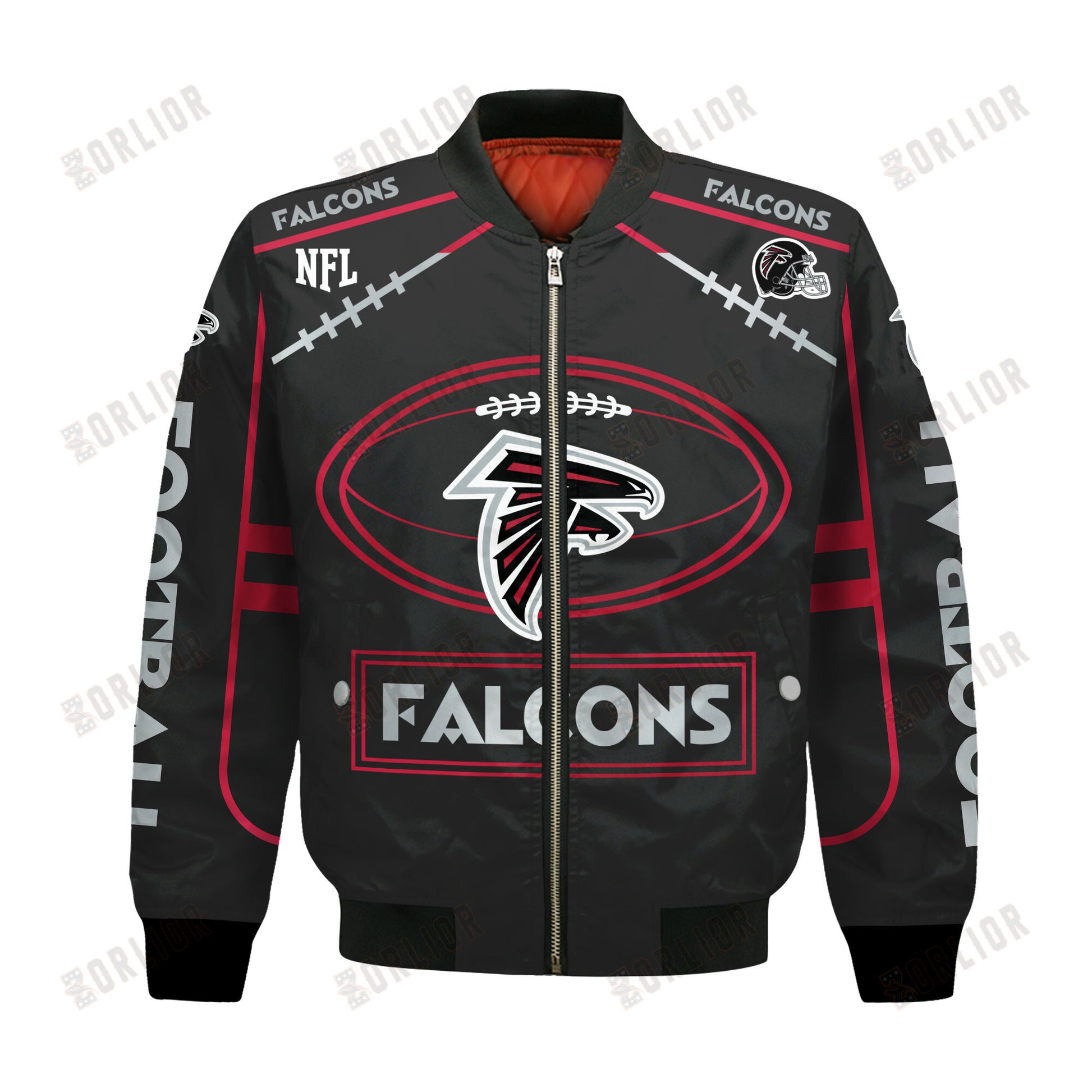 Atlanta Falcons Football Team 2024- 25 Victory Is Ours Bomber Jacket