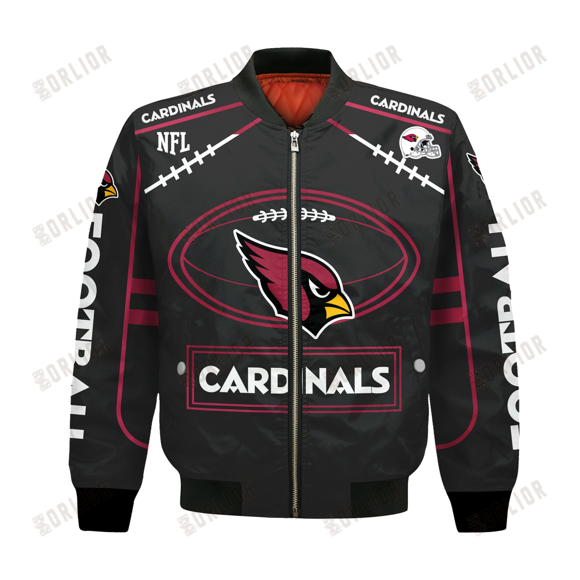 Arizona Cardinals Football Team 2024- 25 Victory Is Ours Bomber Jacket
