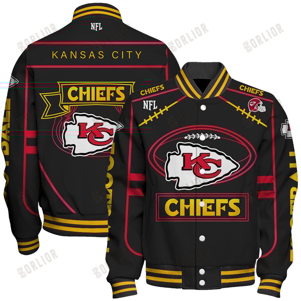 Kansas City Chiefs Football Team 2024- 25 Victory Is Ours Unisex Varsity Jacket