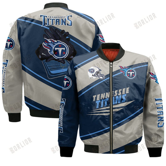 Tennessee Titans Football Team 2024- 25 Seismic Shake Bomber Jacket
