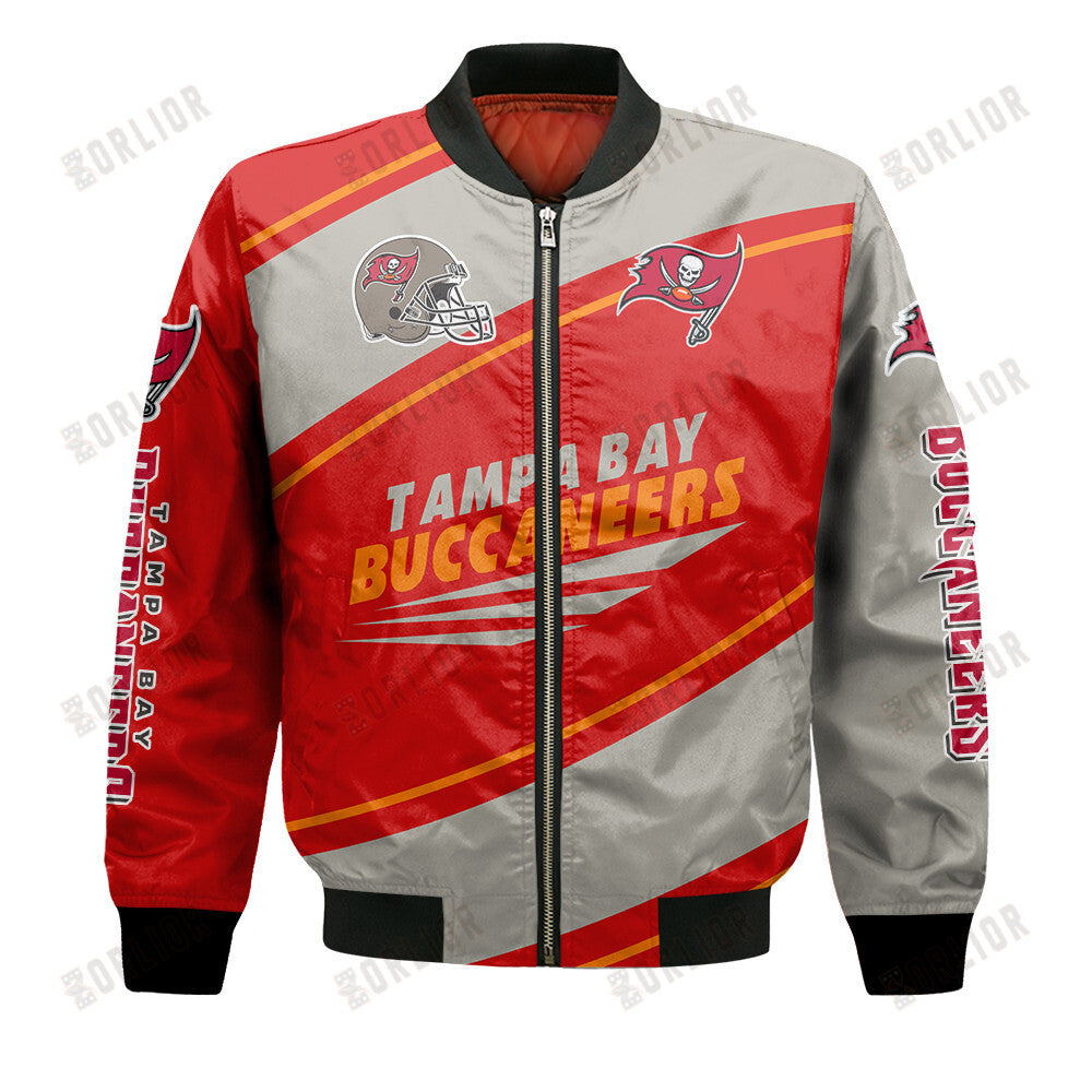 Tampa Bay Buccaneers Football Team 2024- 25 Seismic Shake Bomber Jacket
