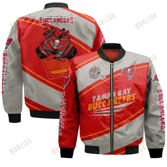 Tampa Bay Buccaneers Football Team 2024- 25 Seismic Shake Bomber Jacket