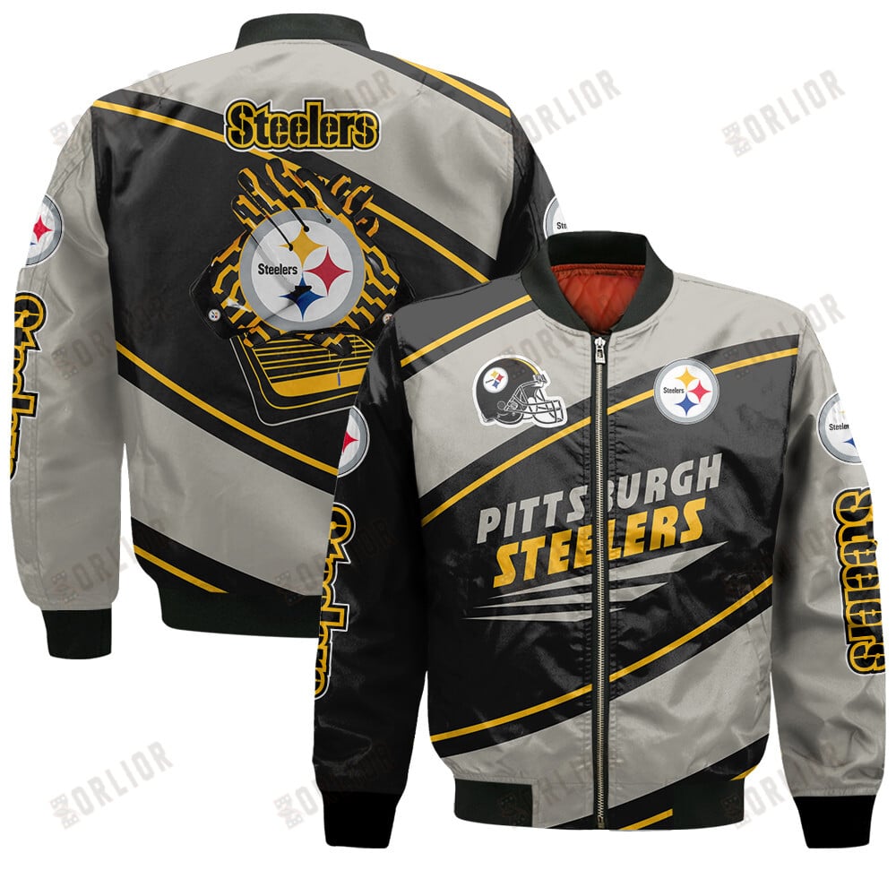Pittsburgh Steelers Football Team 2024- 25 Seismic Shake Bomber Jacket