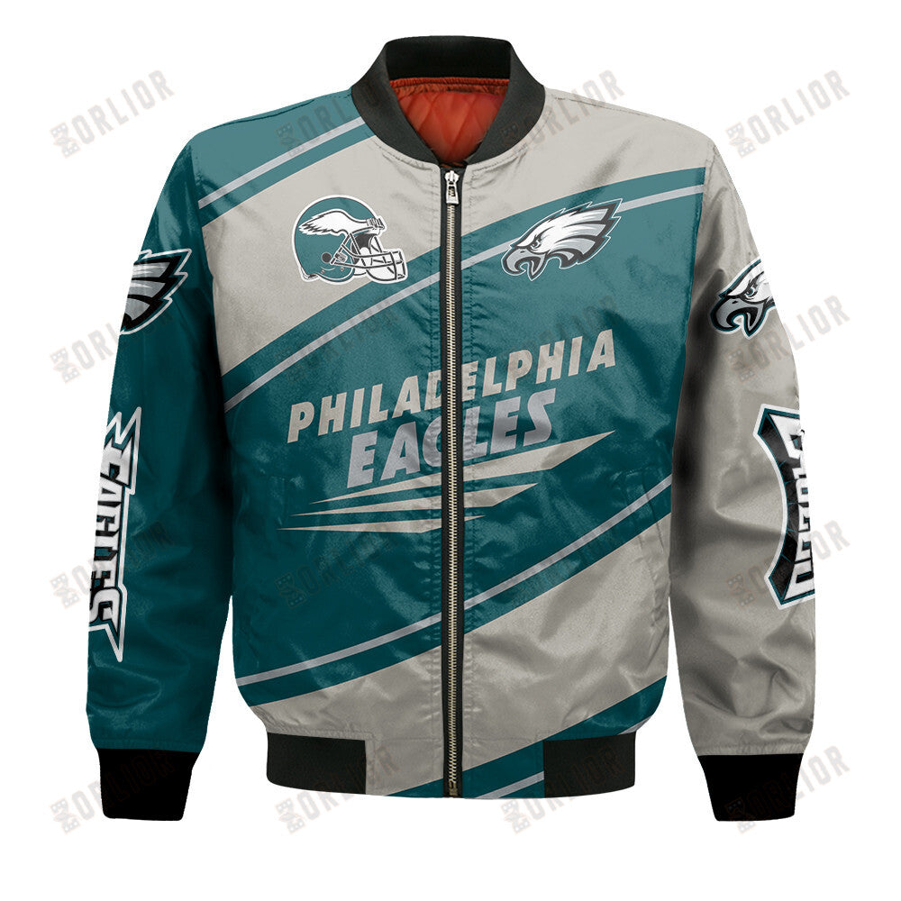 Philadelphia Eagles Football Team 2024- 25 Seismic Shake Bomber Jacket