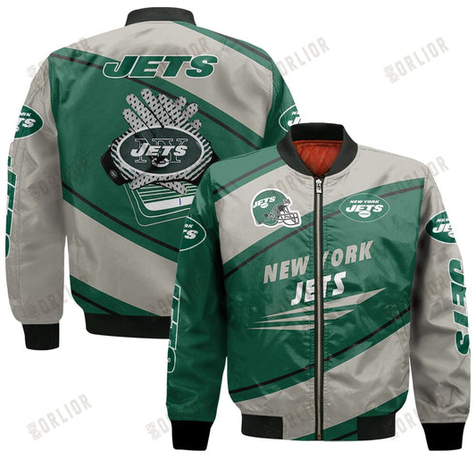 New York Jets Football Team 2024- 25 Seismic Shake Bomber Jacket