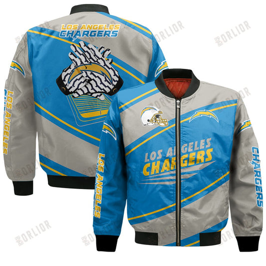 Los Angeles Chargers Football Team 2024- 25 Seismic Shake Bomber Jacket