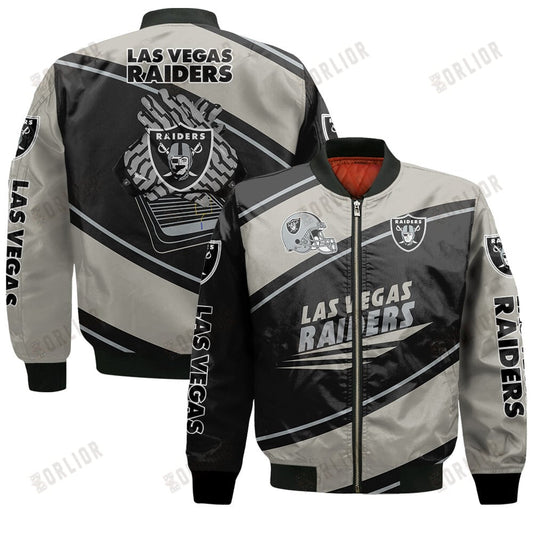 Las Vegas Raiders Football Team 2024- 25 Seismic Shake Bomber Jacket
