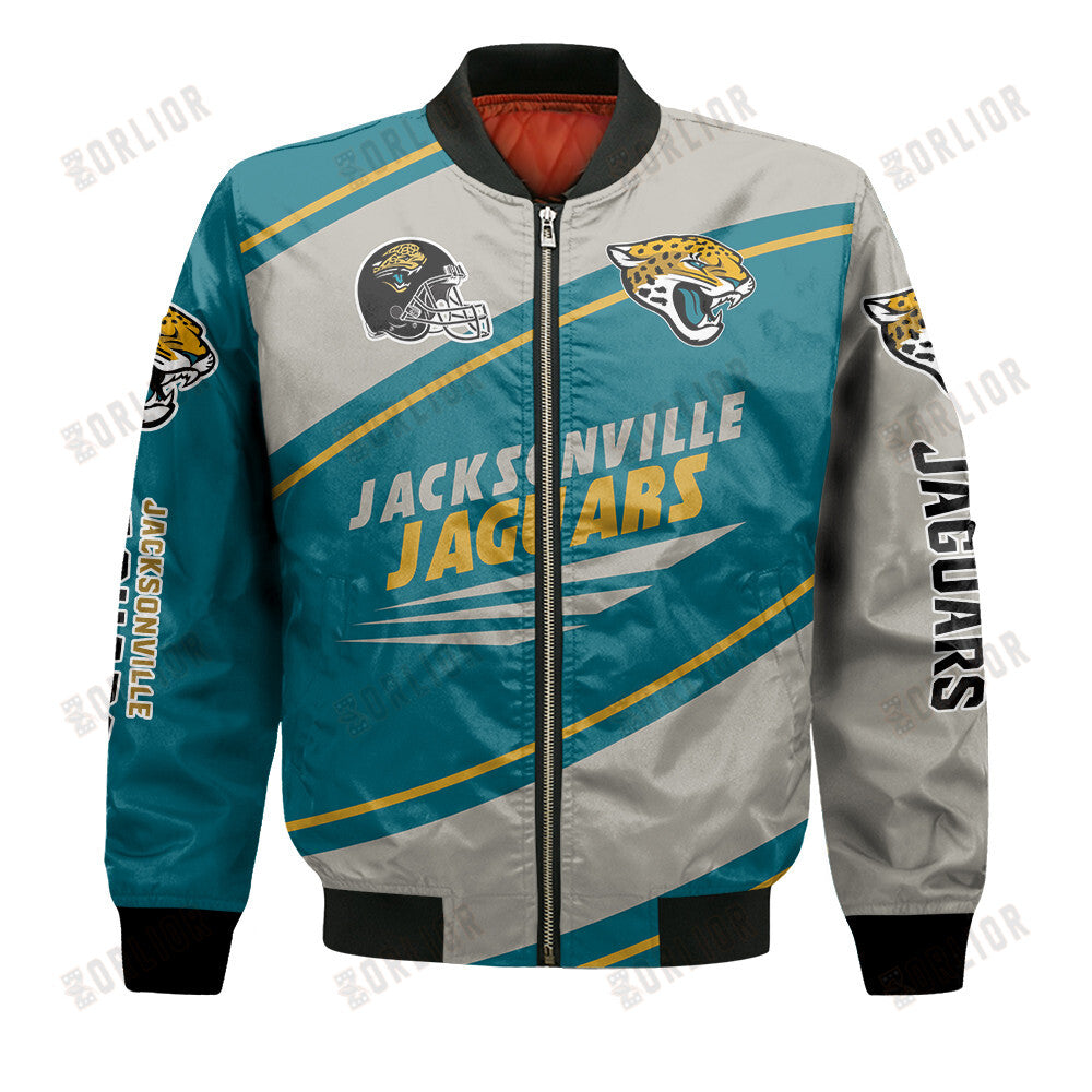 Jacksonville Jaguars Football Team 2024- 25 Seismic Shake Bomber Jacket