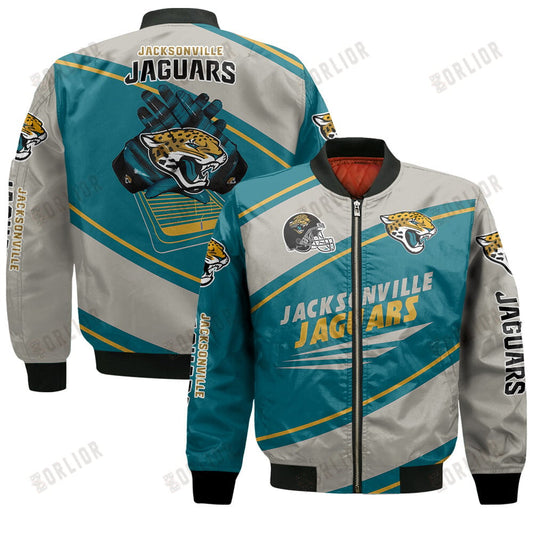 Jacksonville Jaguars Football Team 2024- 25 Seismic Shake Bomber Jacket