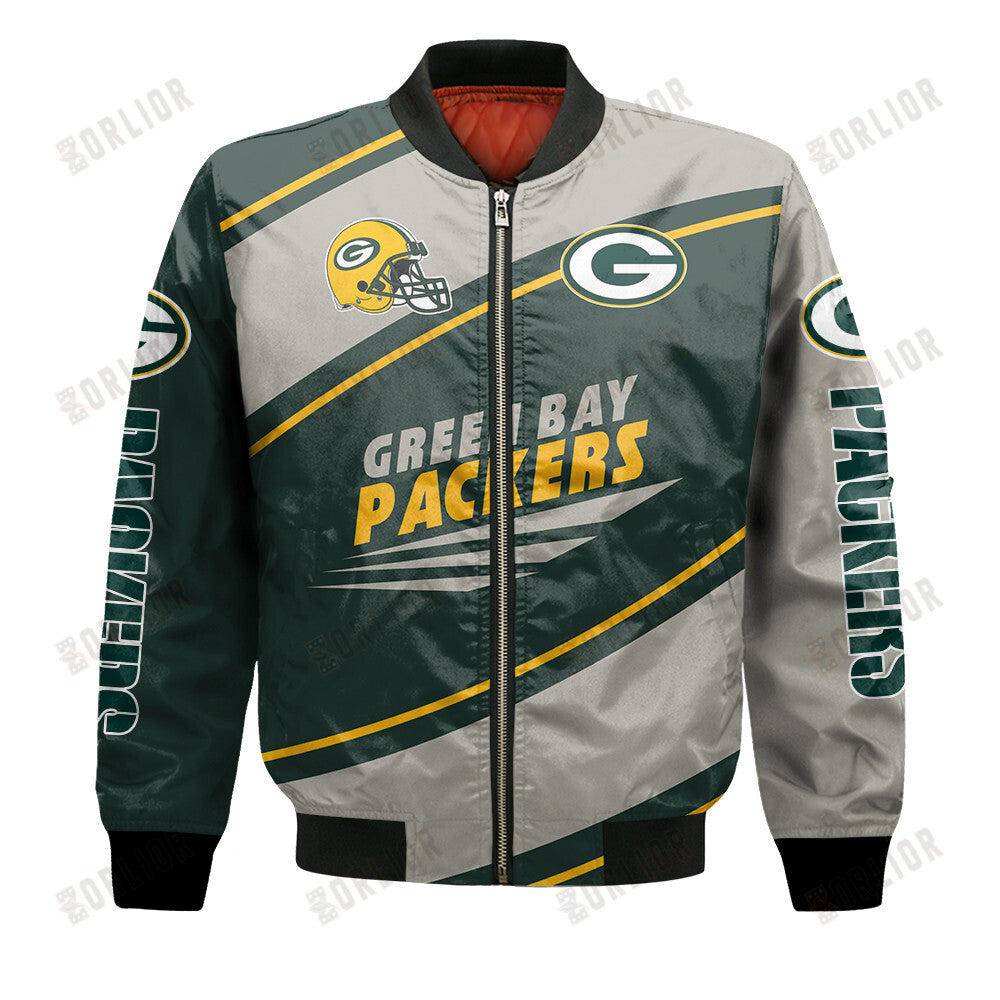 Green Bay Packers Football Team 2024- 25 Seismic Shake Bomber Jacket