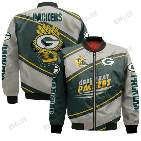 Green Bay Packers Football Team 2024- 25 Seismic Shake Bomber Jacket
