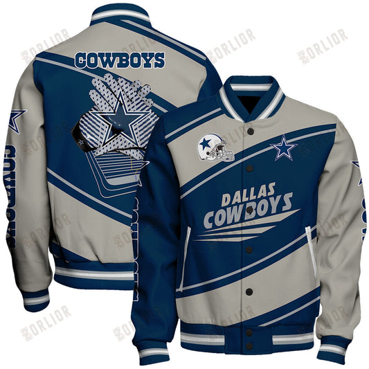 Dallas Cowboys Football Team 2024- 25 Seismic Shake Unisex Varsity Jacket