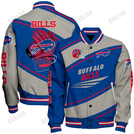 Buffalo Bills Football Team 2024- 25 Seismic Shake Unisex Varsity Jacket