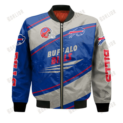 Buffalo Bills Football Team 2024- 25 Seismic Shake Bomber Jacket