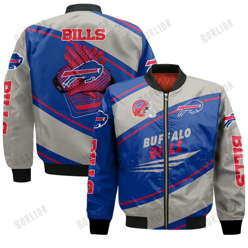 Buffalo Bills Football Team 2024- 25 Seismic Shake Bomber Jacket
