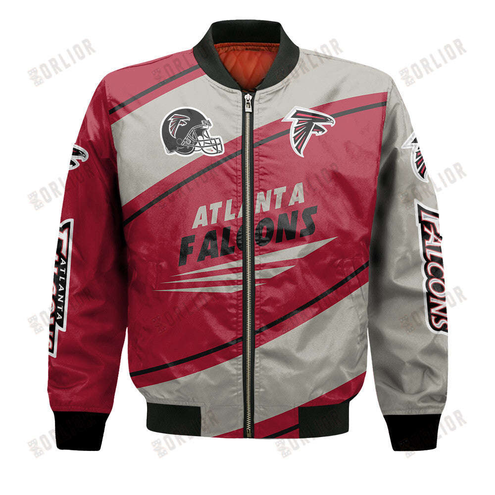 Atlanta Falcons Football Team 2024- 25 Seismic Shake Bomber Jacket