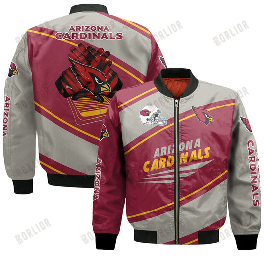 Arizona Cardinals Football Team 2024- 25 Seismic Shake Bomber Jacket