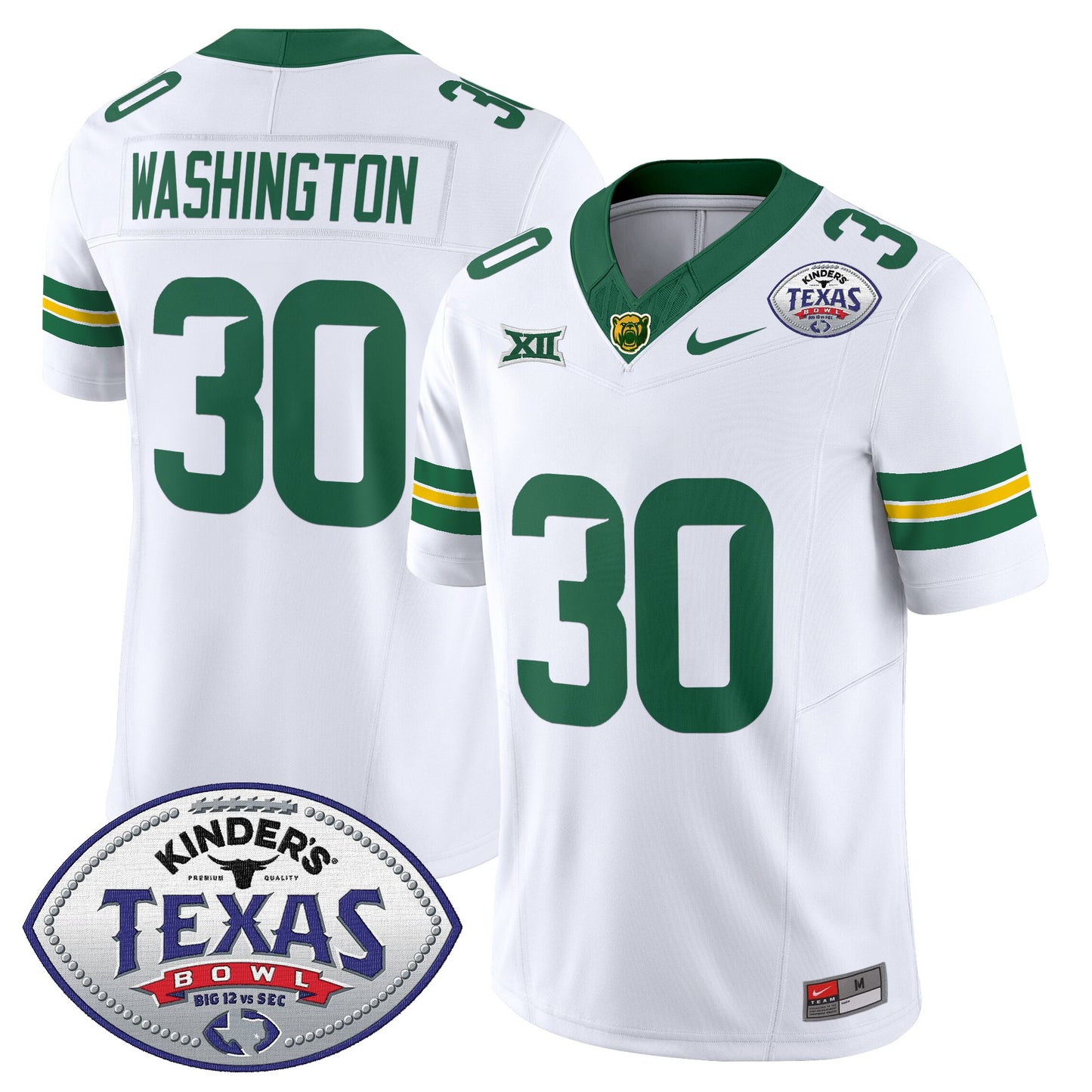 Baylor Bears 2024 Texas Bowl Vapor Limited Jersey - All Stitched