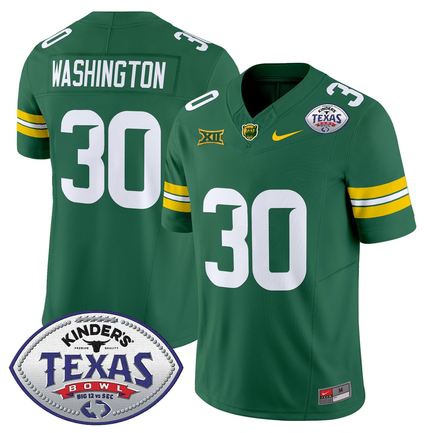 Baylor Bears 2024 Texas Bowl Vapor Limited Jersey - All Stitched