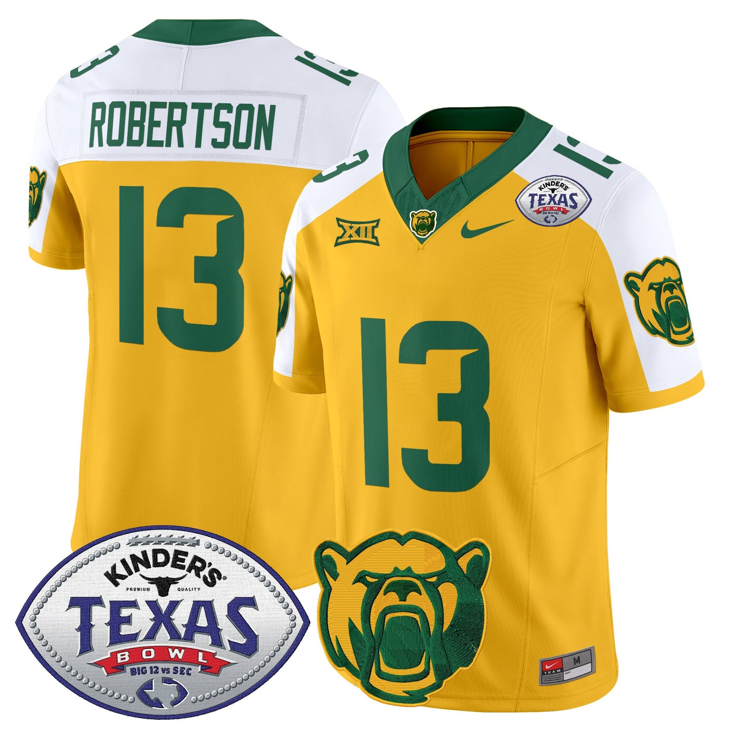 Baylor Bears 2024 Texas Bowl Vapor Limited Jersey - All Stitched