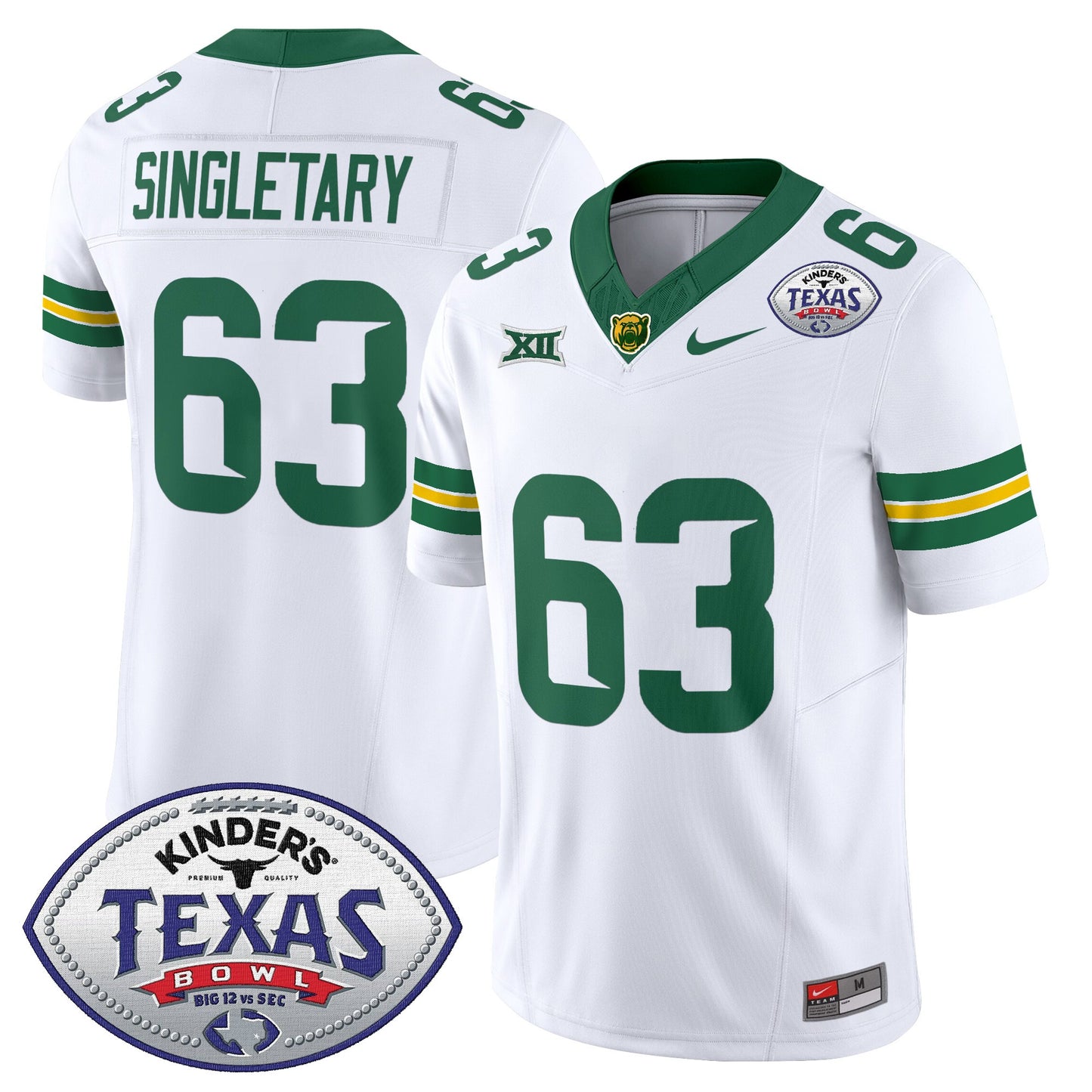 Baylor Bears 2024 Texas Bowl Vapor Limited Jersey - All Stitched