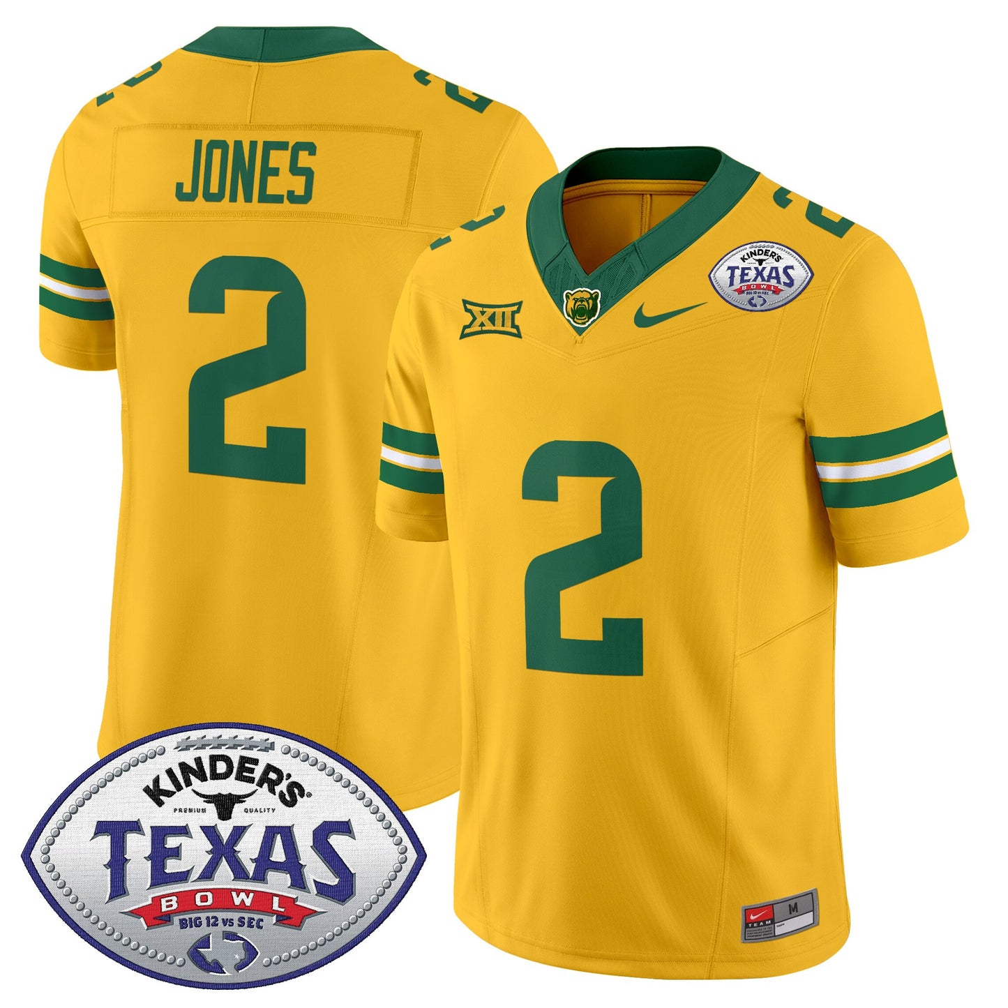 Baylor Bears 2024 Texas Bowl Vapor Limited Jersey - All Stitched