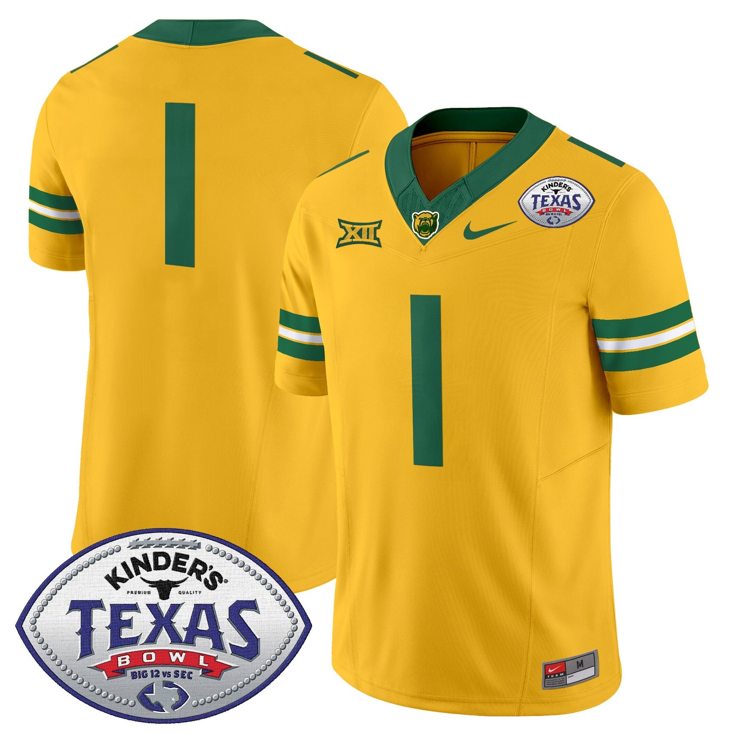 Baylor Bears 2024 Texas Bowl Vapor Limited Jersey - All Stitched