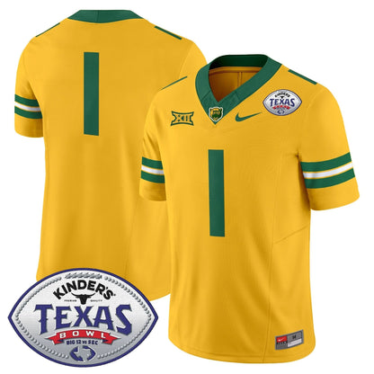 Baylor Bears 2024 Texas Bowl Vapor Limited Jersey - All Stitched