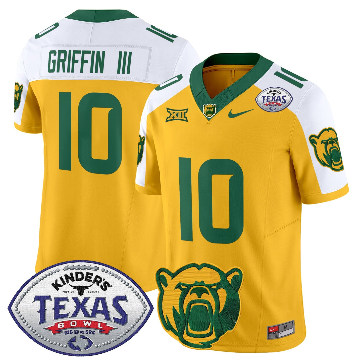 Baylor Bears 2024 Texas Bowl Vapor Limited Jersey - All Stitched