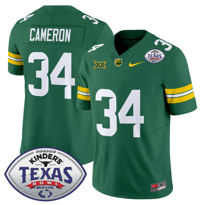 Baylor Bears 2024 Texas Bowl Vapor Limited Jersey - All Stitched