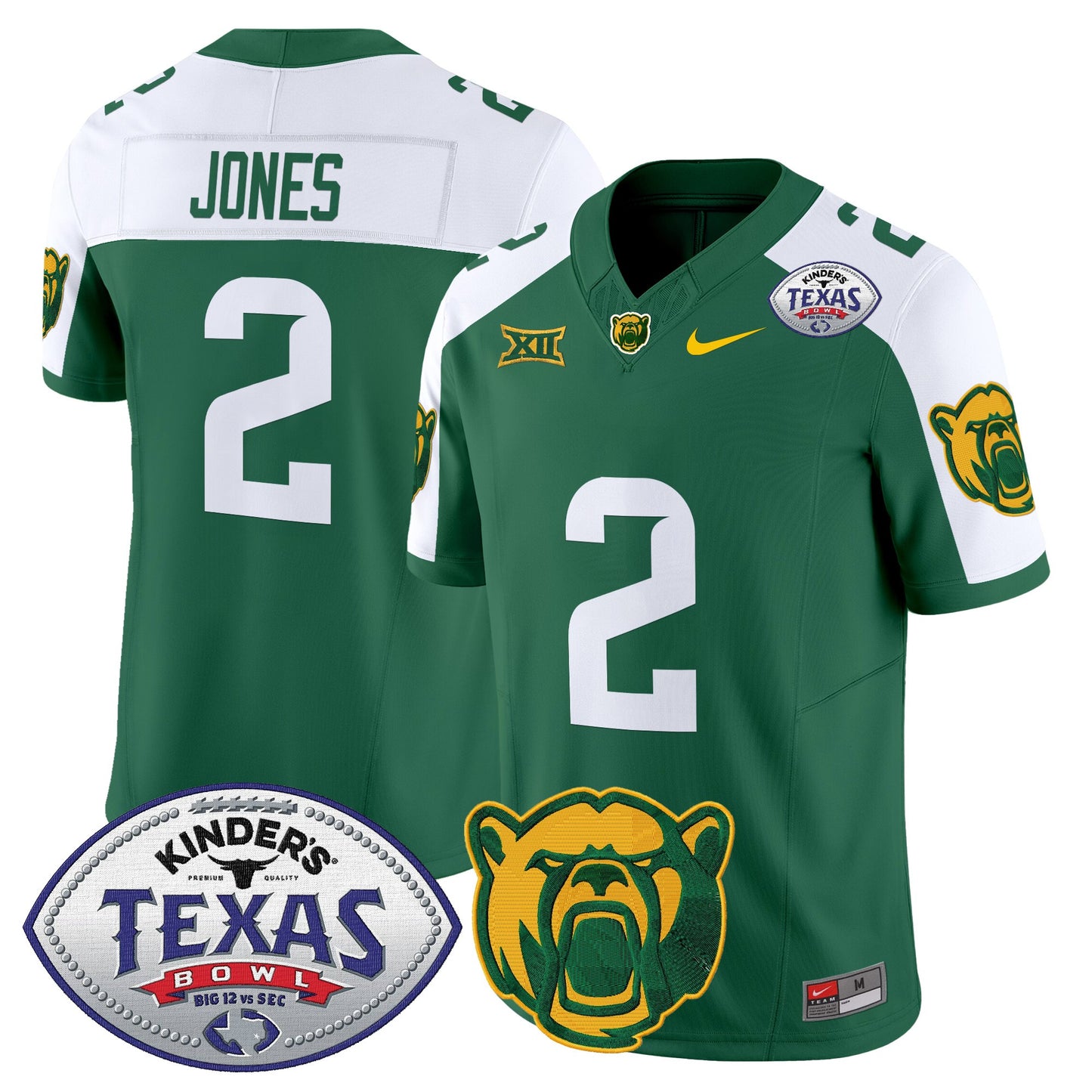 Baylor Bears 2024 Texas Bowl Vapor Limited Jersey - All Stitched