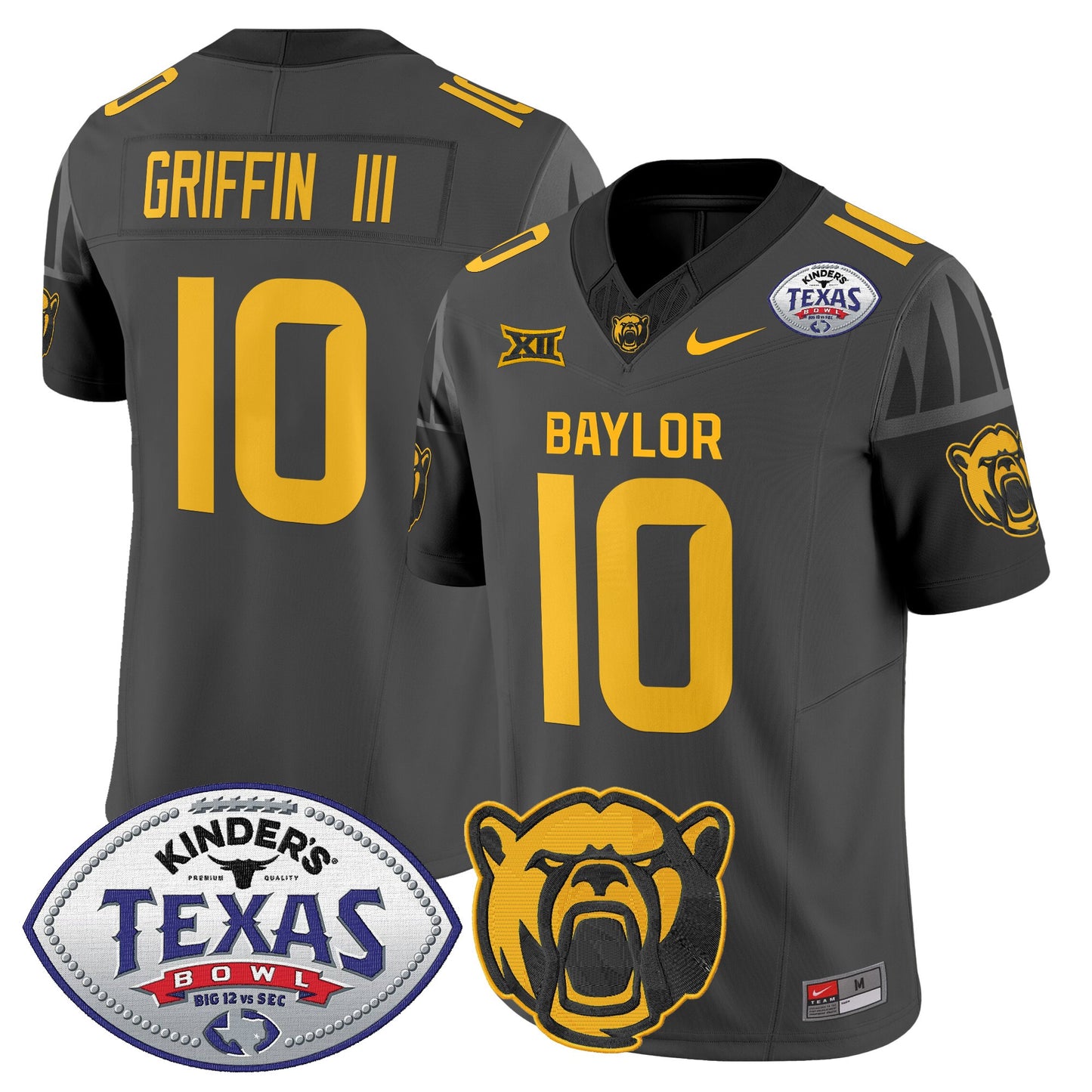 Baylor Bears 2024 Texas Bowl Vapor Limited Jersey - All Stitched