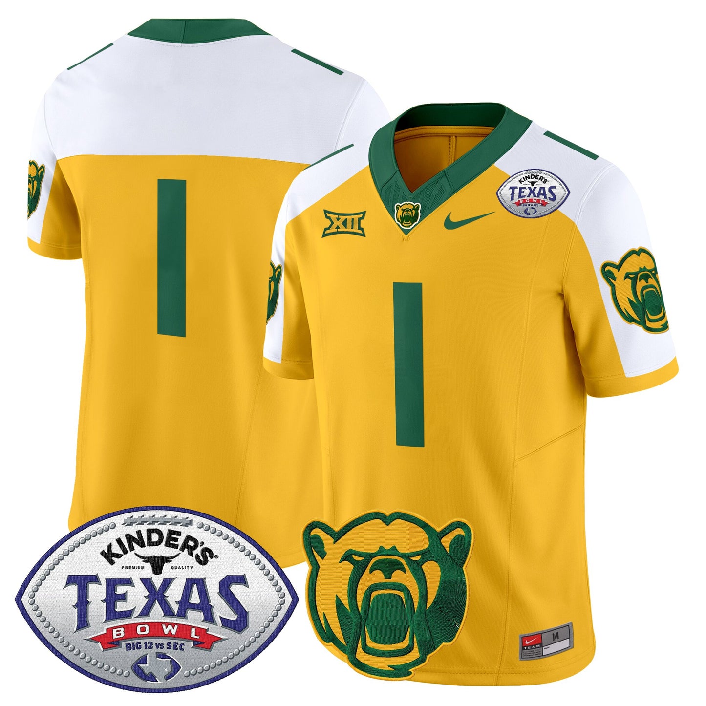 Baylor Bears 2024 Texas Bowl Vapor Limited Jersey - All Stitched