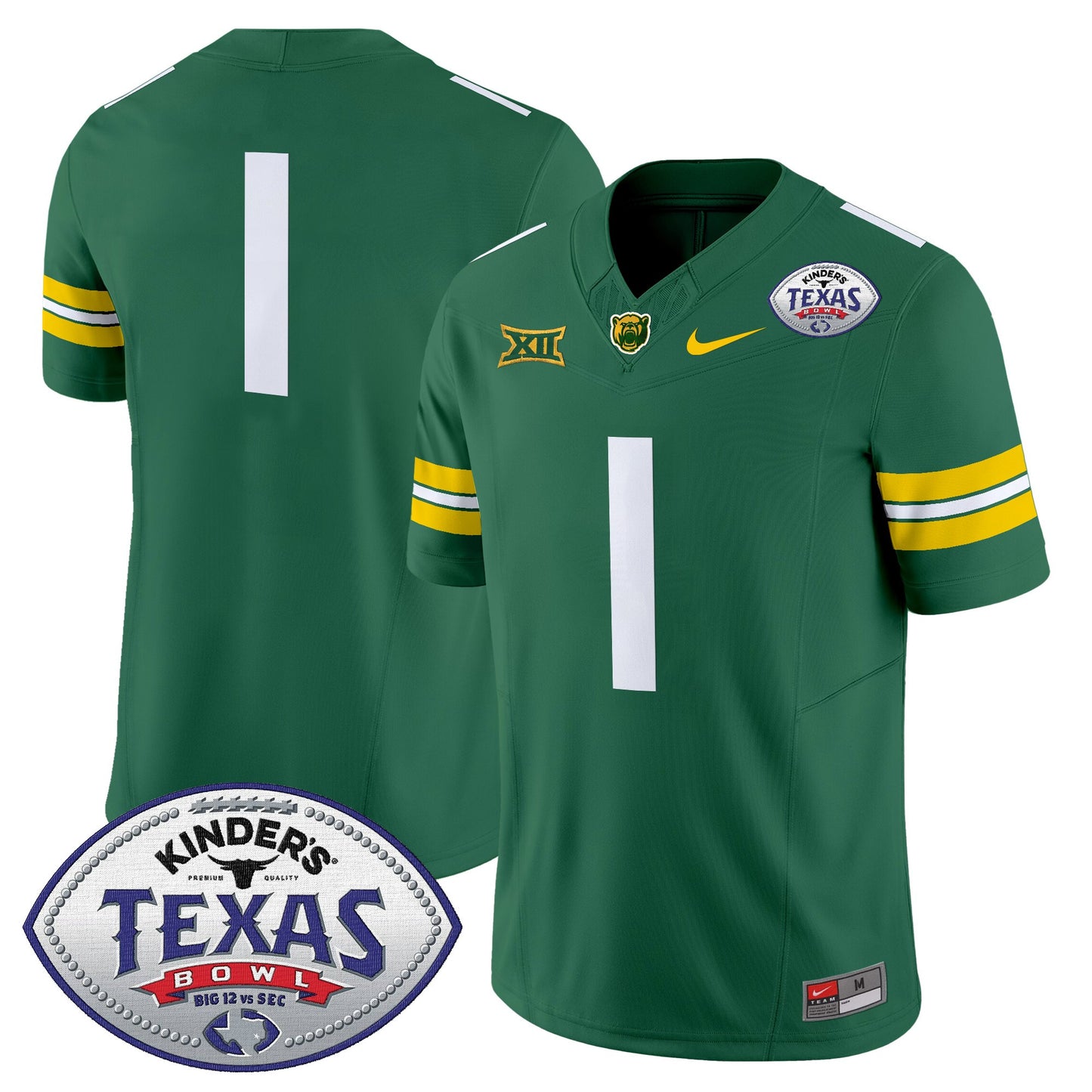 Baylor Bears 2024 Texas Bowl Vapor Limited Jersey - All Stitched