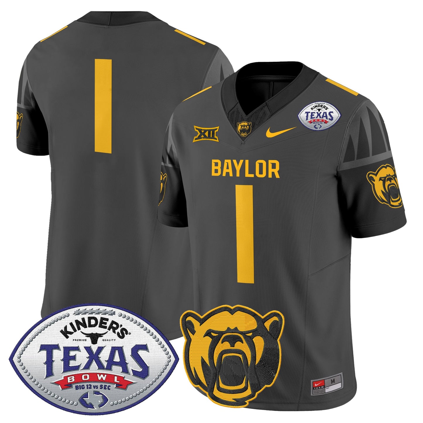 Baylor Bears 2024 Texas Bowl Vapor Limited Jersey - All Stitched