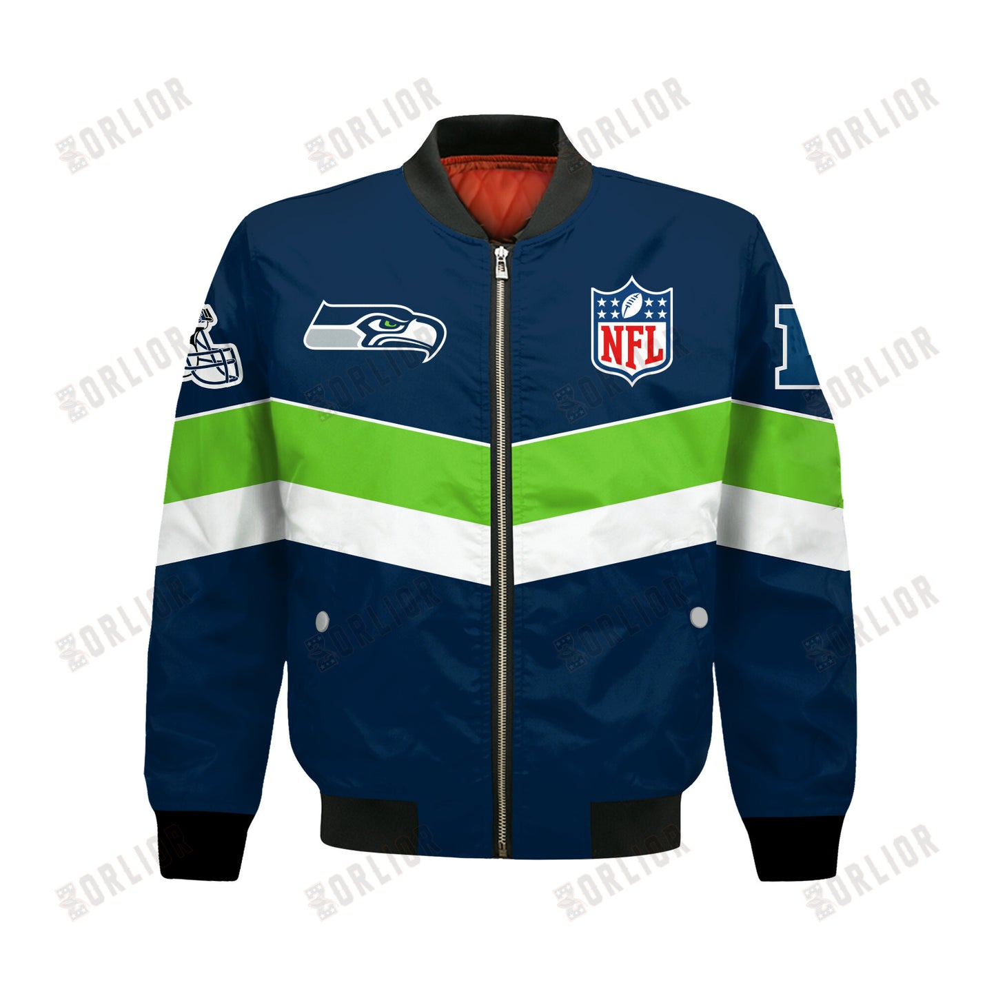 Seattle Seahawks Football Team 2024 - 25 Unstoppable Bomber Jacket