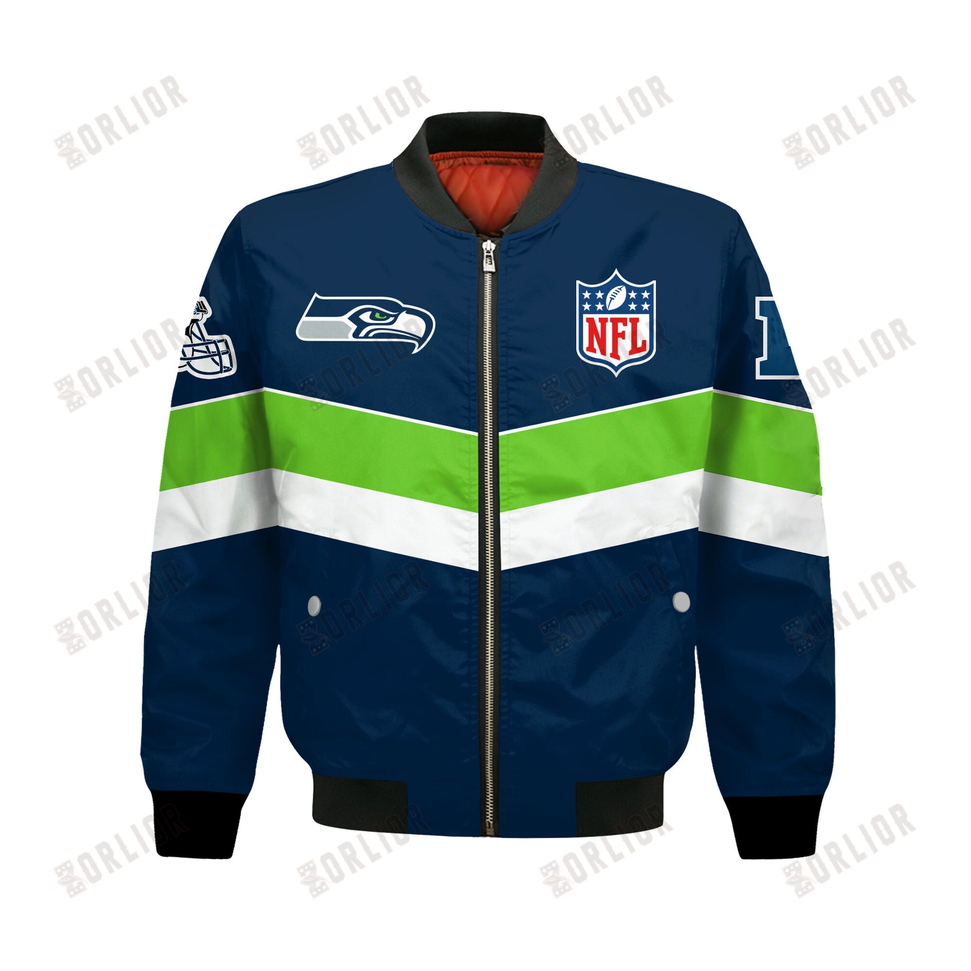 Seattle Seahawks Football Team 2024 - 25 Unstoppable Bomber Jacket