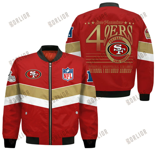 San Francisco 49ers Football Team 2024 - 25 Unstoppable Bomber Jacket