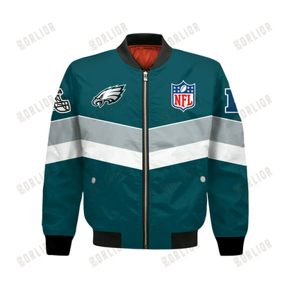 Philadelphia Eagles Football Team 2024 - 25 Unstoppable Bomber Jacket