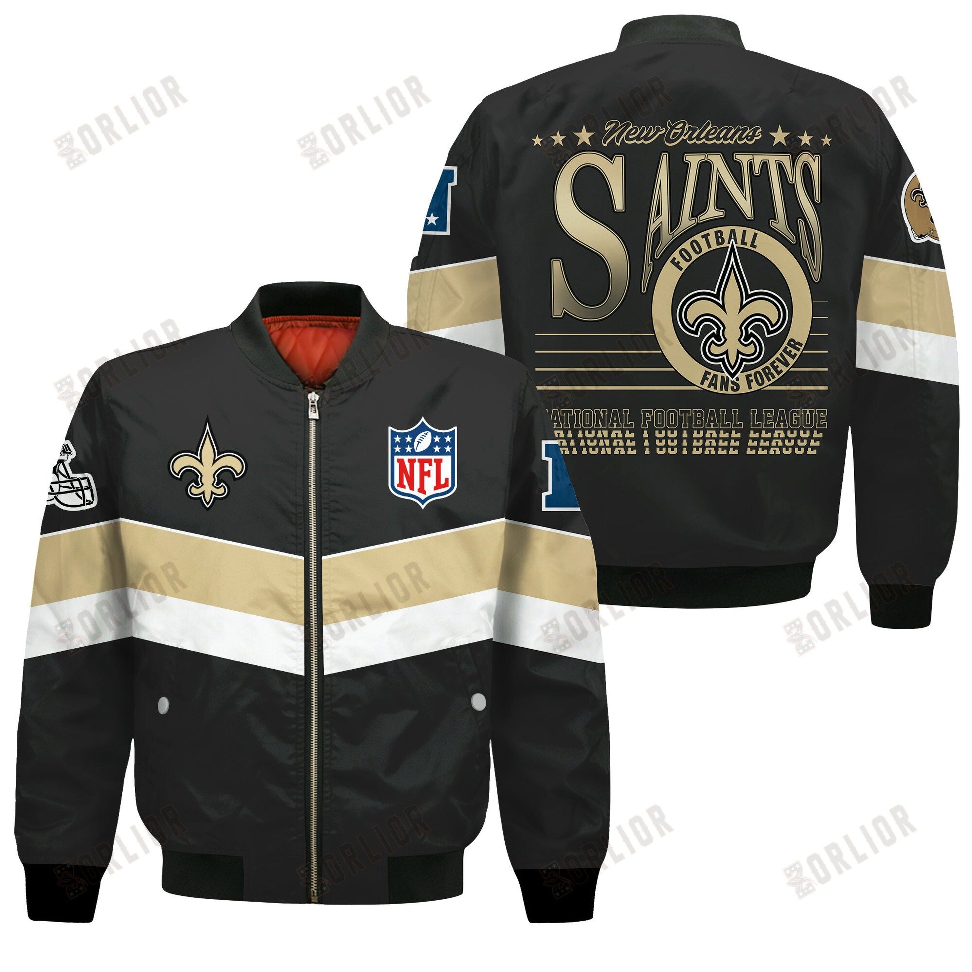 New Orleans Saints Football Team 2024 - 25 Unstoppable Bomber Jacket
