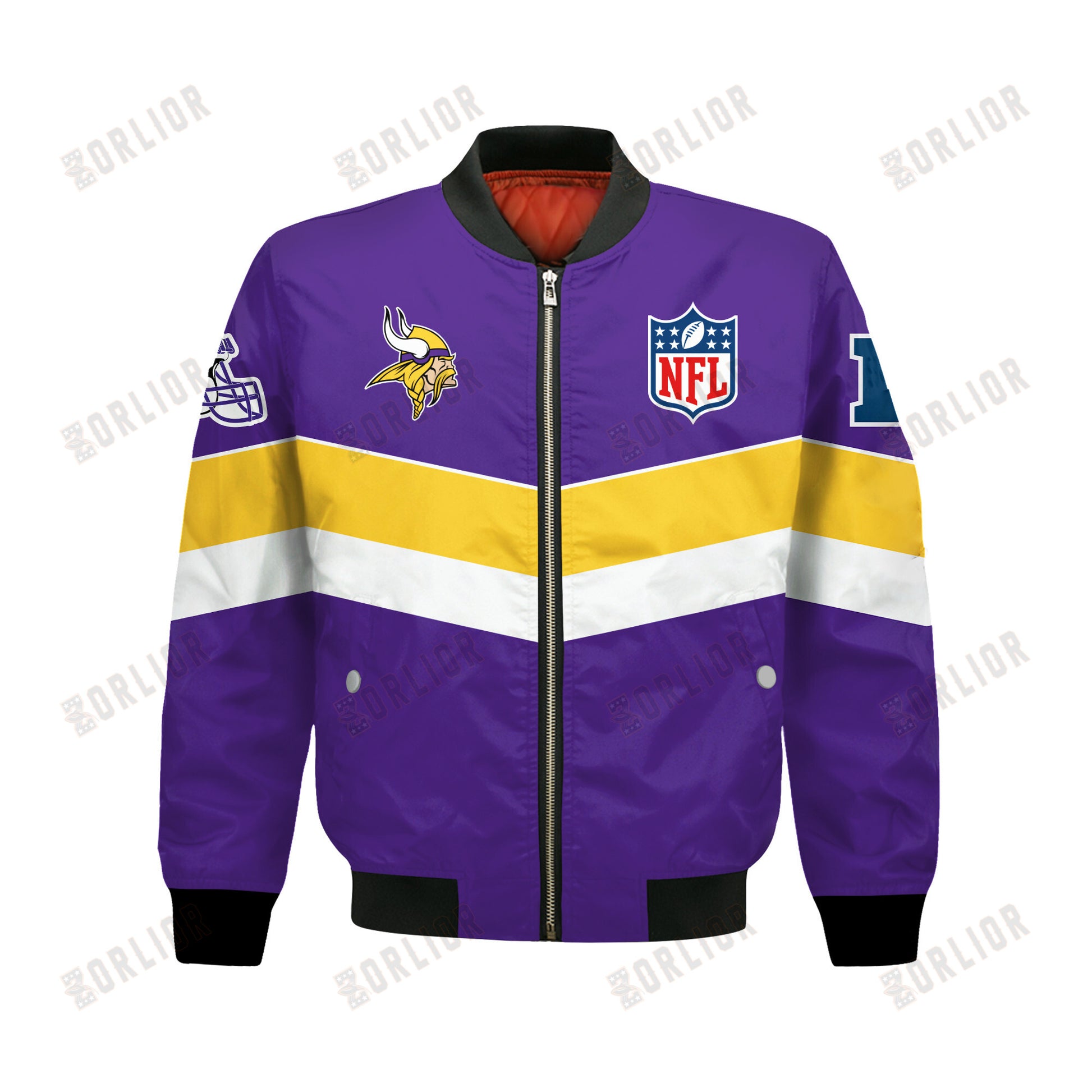 Minnesota Vikings Football Team 2024 - 25 Unstoppable Bomber Jacket