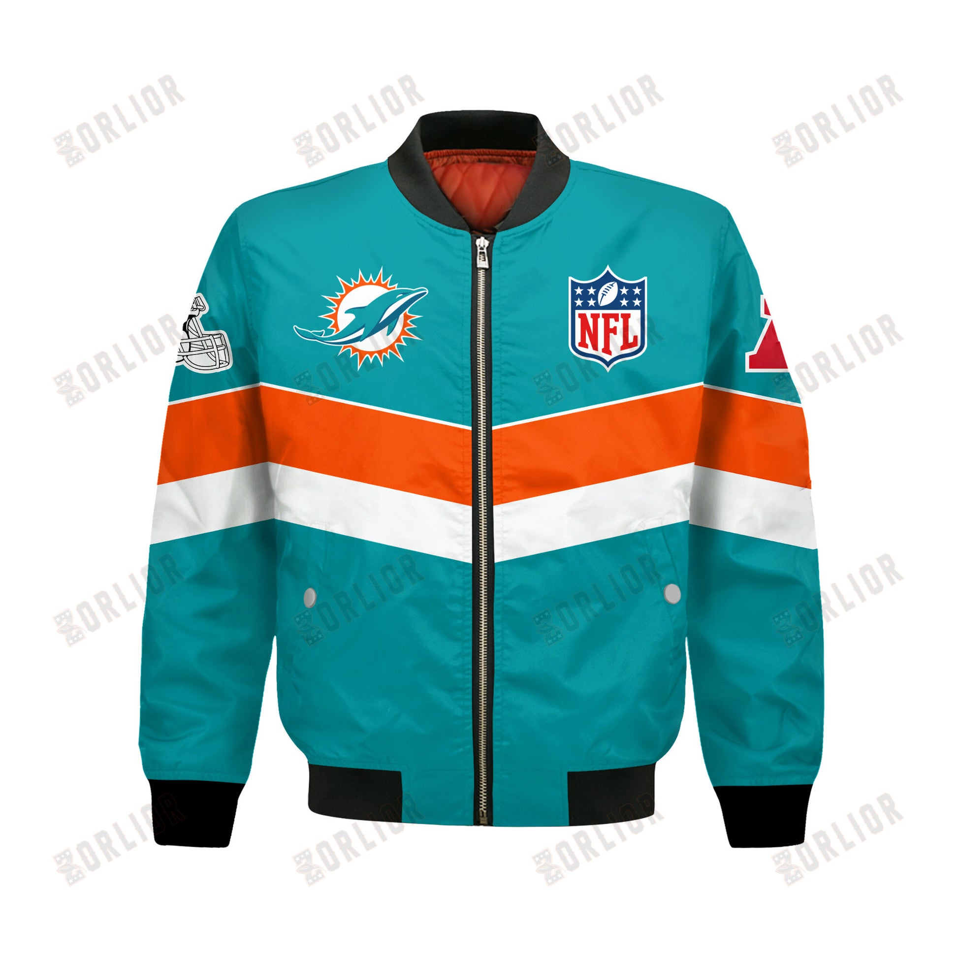 Miami Dolphins Football Team 2024 - 25 Unstoppable Bomber Jacket
