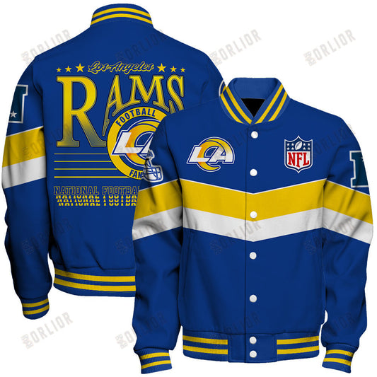 Los Angeles Rams Football Team 2024 - 25 Unstoppable Unisex Varsity Jacket
